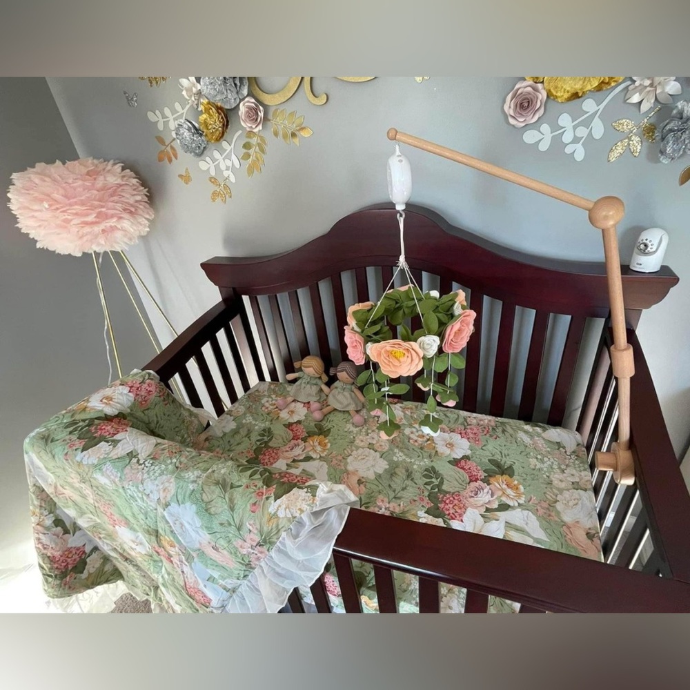 Floral Crib Sheet